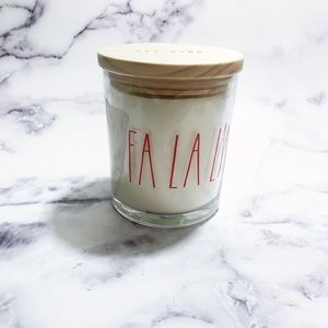 Rae Dunn Fa La La Holiday Spice Vanilla Candle NEW